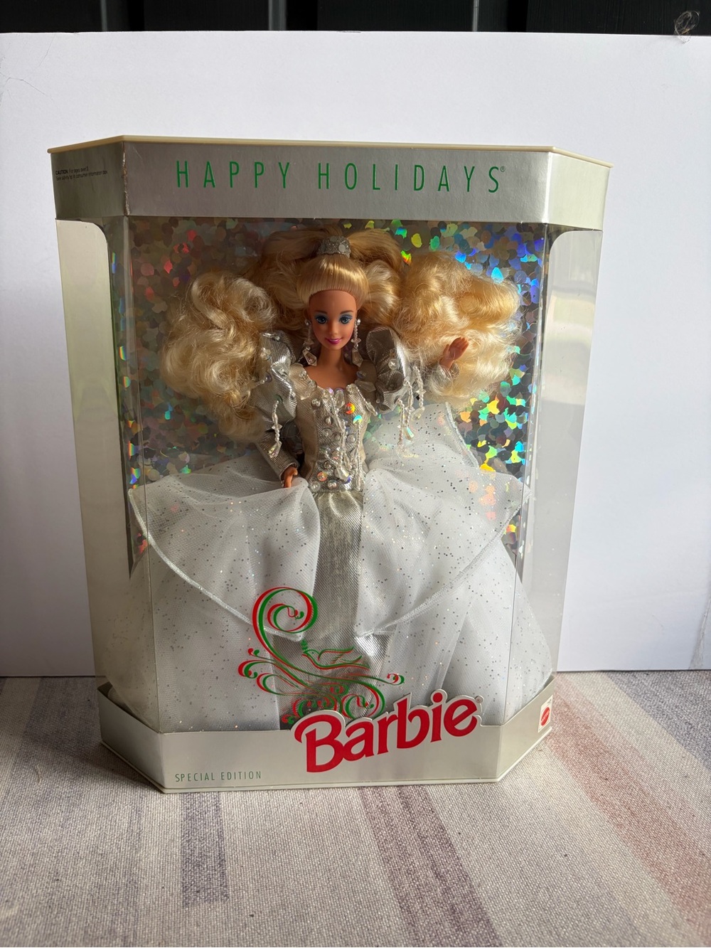 Vintage 1992 Holiday Barbie, unopened in box.